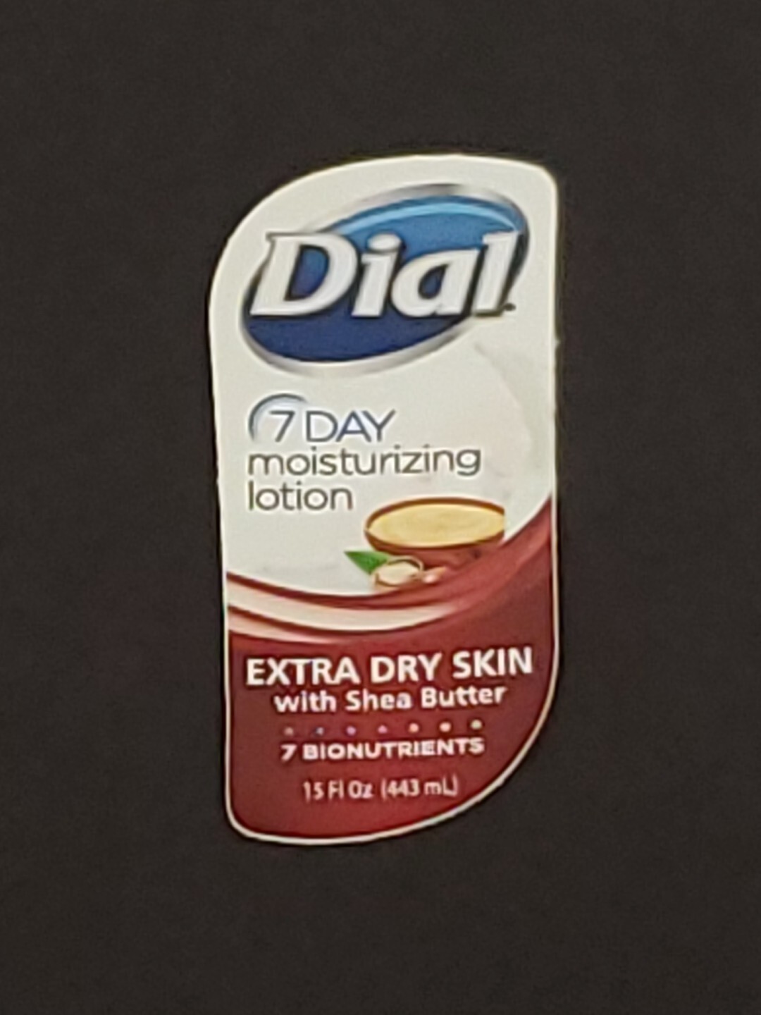 Dial Eco Smart Dispenser 7 Day Moisturizing Lotion Sticker
