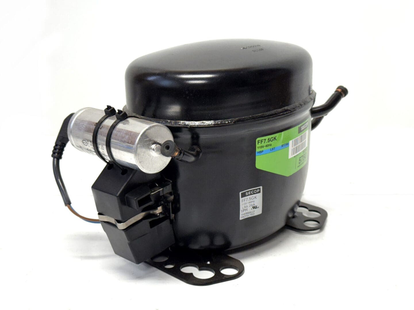 FF7.5GK – Danfoss/Secop 1/6 HP Refrigeration Compressor – 115V – R-134A
