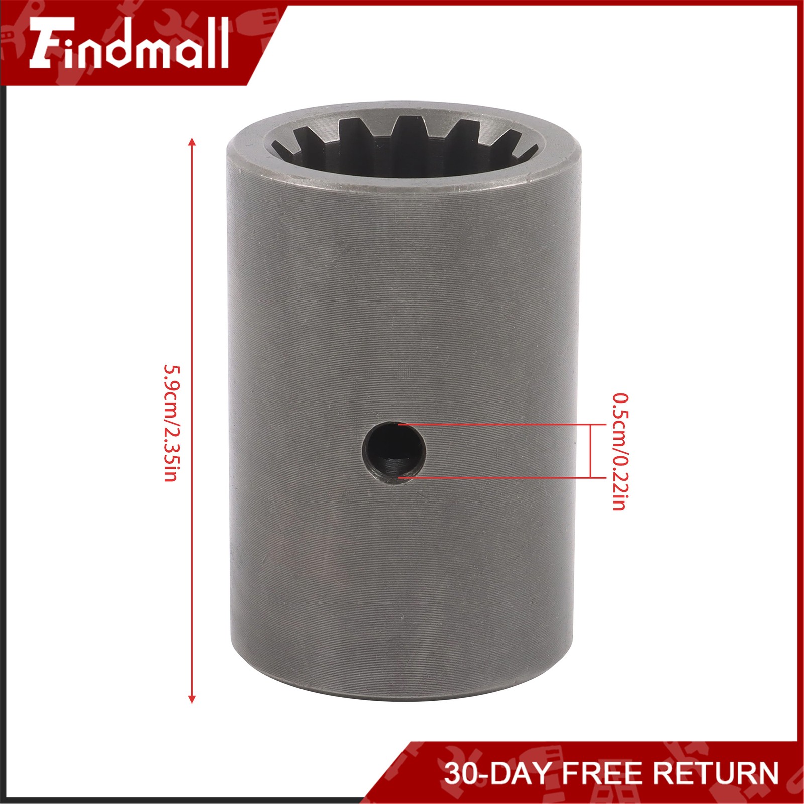 Findmall 33750-41310 Coupling For Kubota M5-111HD M126XDTC M105SHD M8580DT