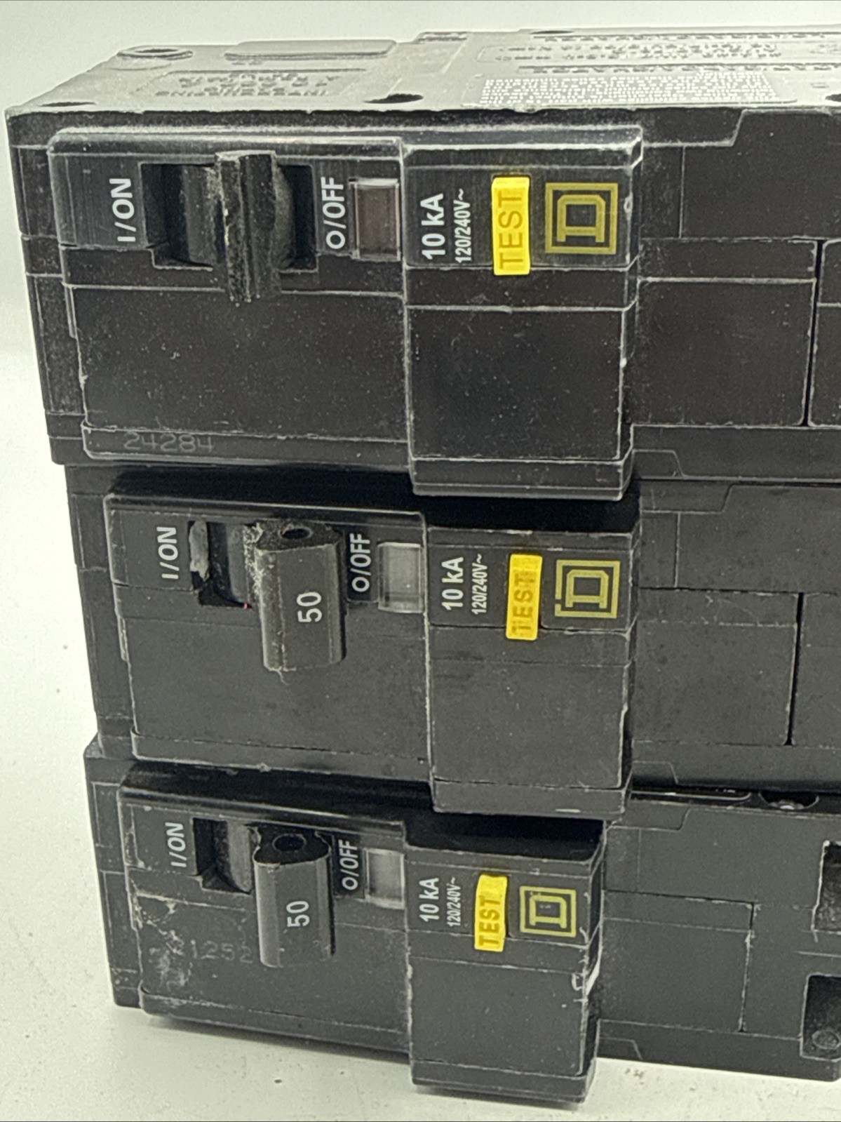 Square D 2 QO250GFI QO 50 Amp 2-Pole Third One It Might Be A QO230GFI or QO220GF