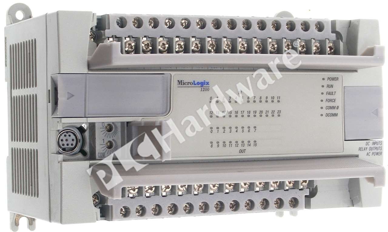 Allen Bradley 1762-L40BWA Ser C MicroLogix 1200 24-In/16-Out AC Power Controller
