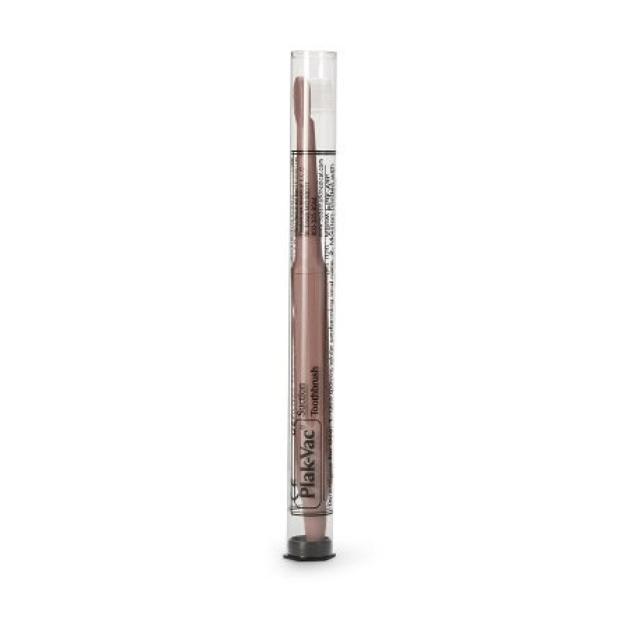 Plak-Vac Suction Toothbrush Adult Soft Bristles Pink Handle Reusable 1 Ct, 2200B