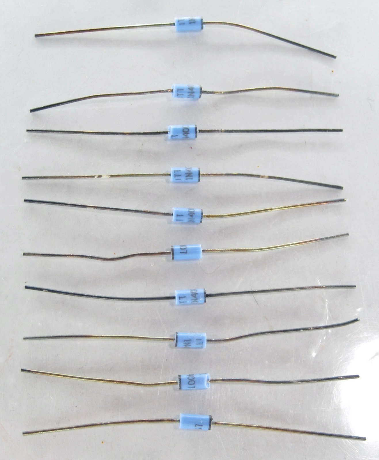 Vintage ITT Surplus Film Capacitors 1N4007 1000V piv 30 Lot of 10