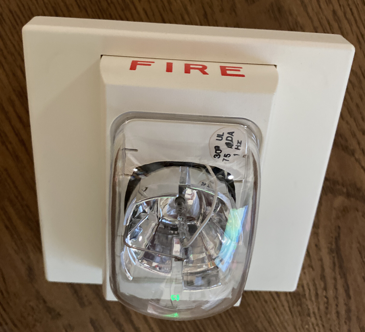 Siemens U-S30S-W-C Stand Alone Sync Strobe White 30/75 CD 20-31VDC Fire Alarm