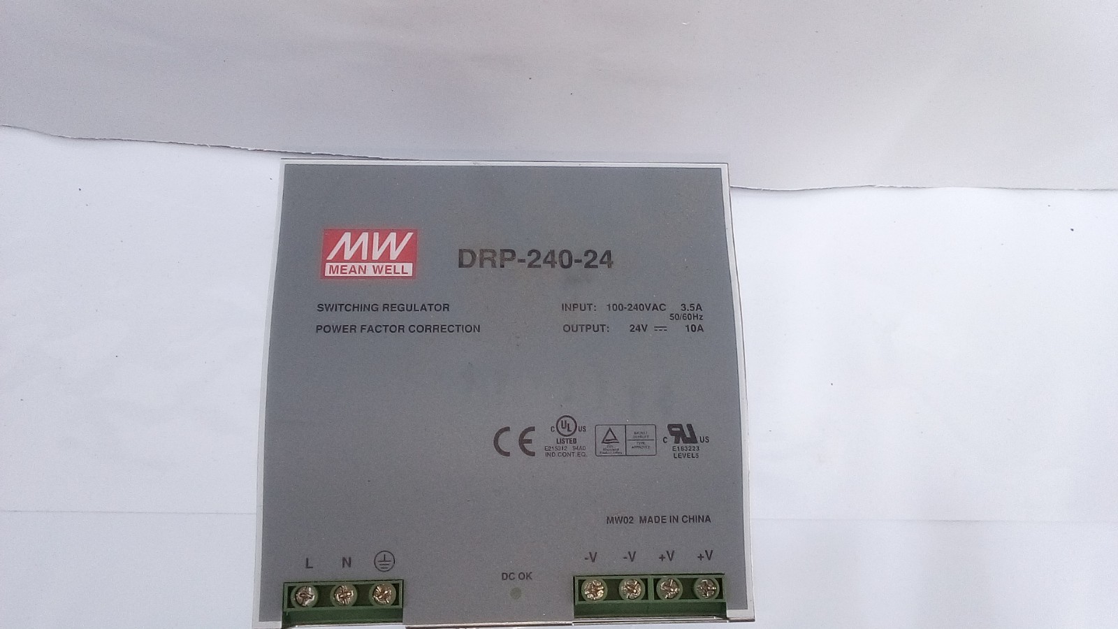 MEAN WELL DRP-240-24 / DRP24024 (USED)