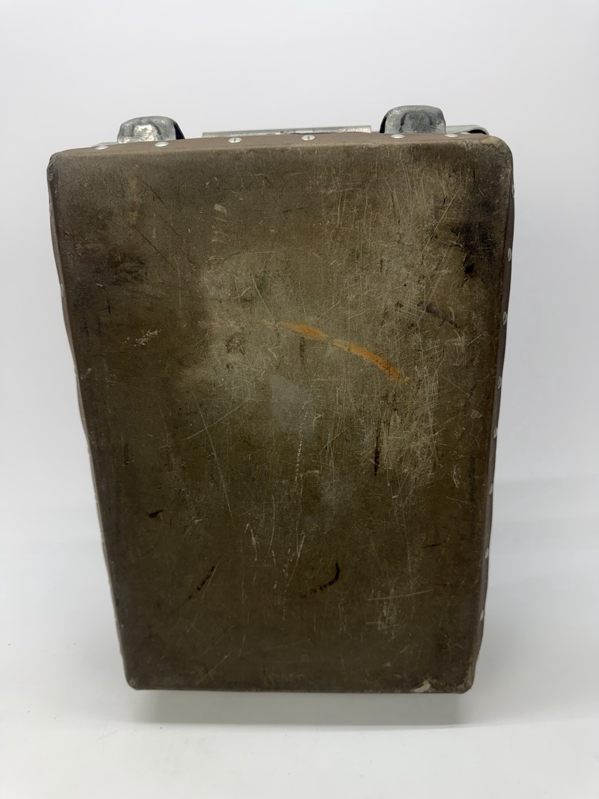 Vintage Industrial Fiberboard Parts/Storage Bin w/Metal Reinforced Corners
