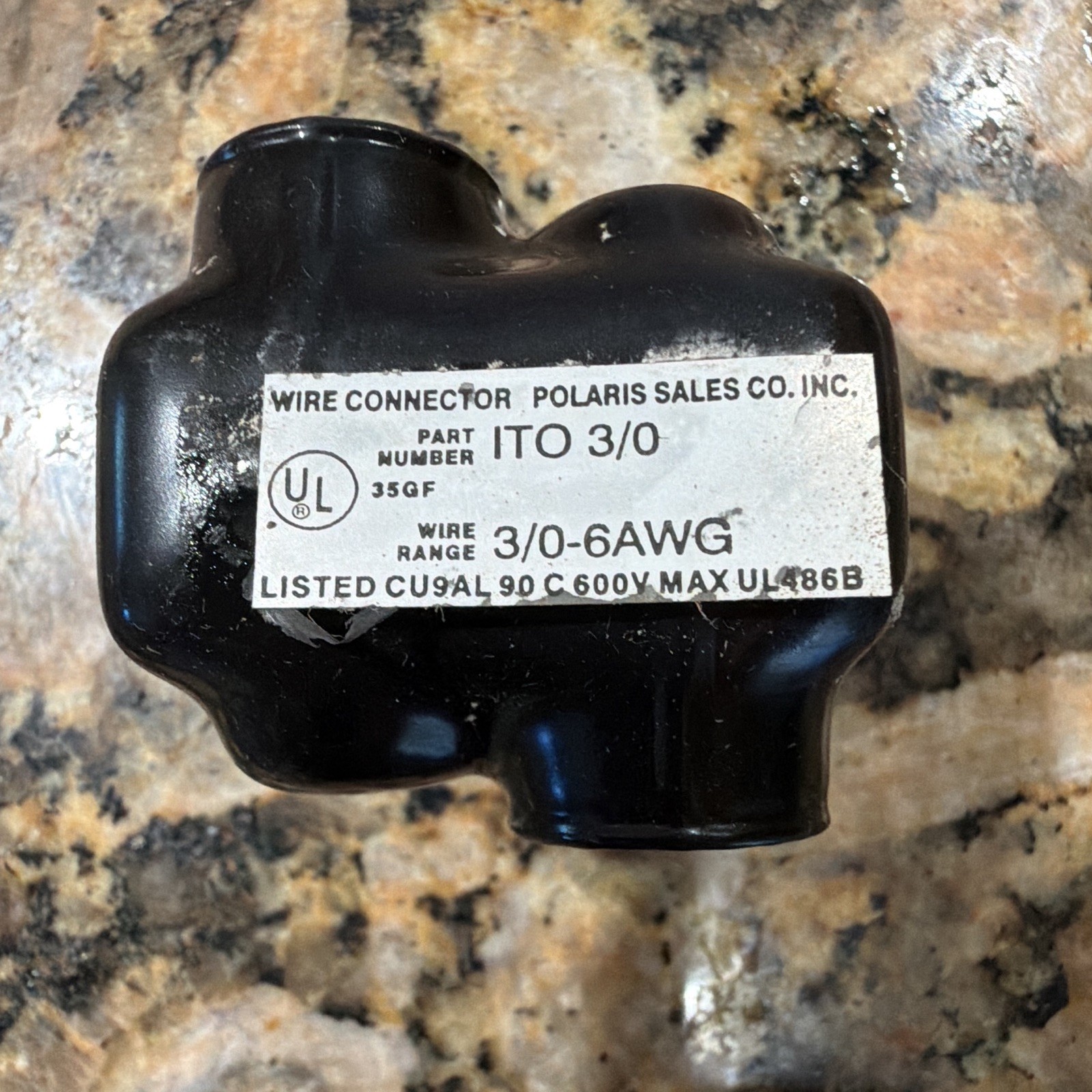 NSI ITO-3/0 Insul-Tap Wire Connectors, White, 3/0-6 AWG, Qty 6