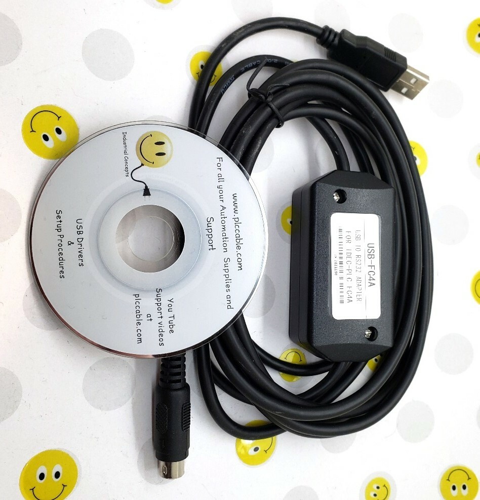 IDEC USB-FC4A USB-FC5A PLC programming Cable USB Microsmart Download/Upload