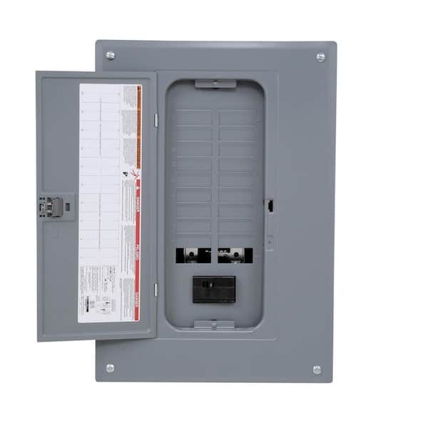 Square D 100 Amp 40 Circuit 20 Space Indoor Main Breaker Box Panel Load Center