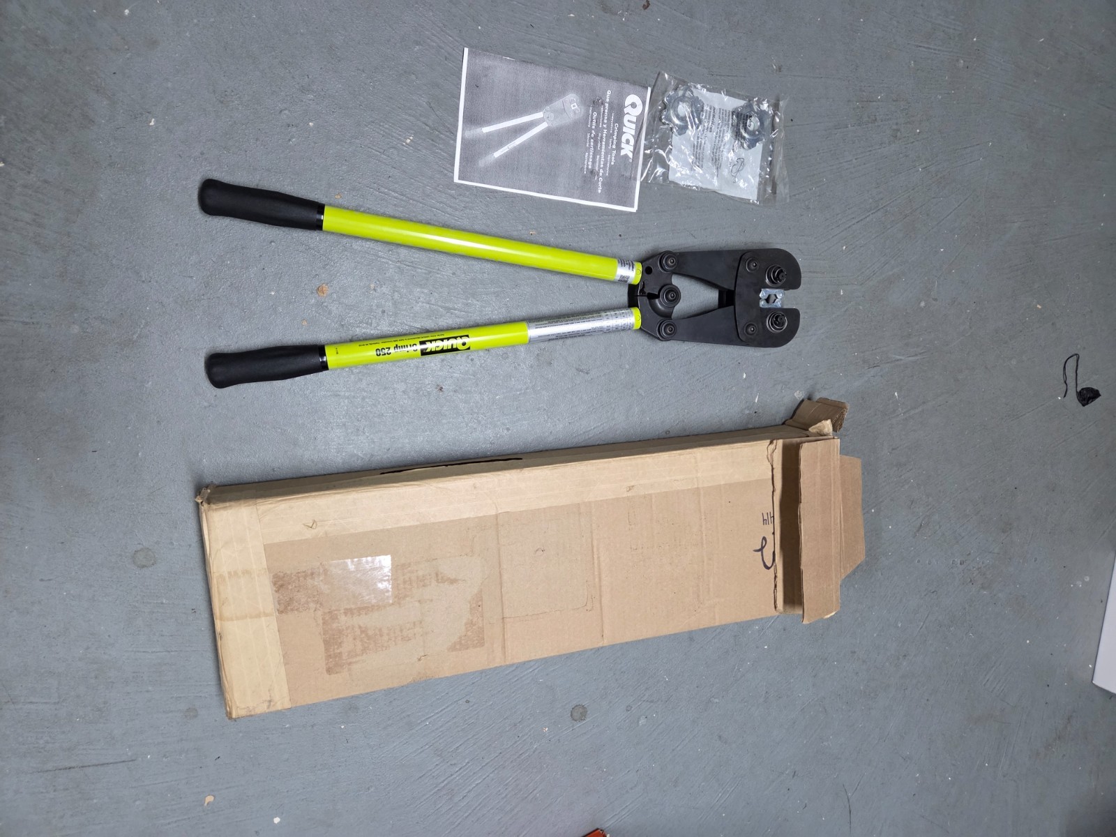QUICK CABLE 250 HEX CRIMP 4255-001 CRIMPER
