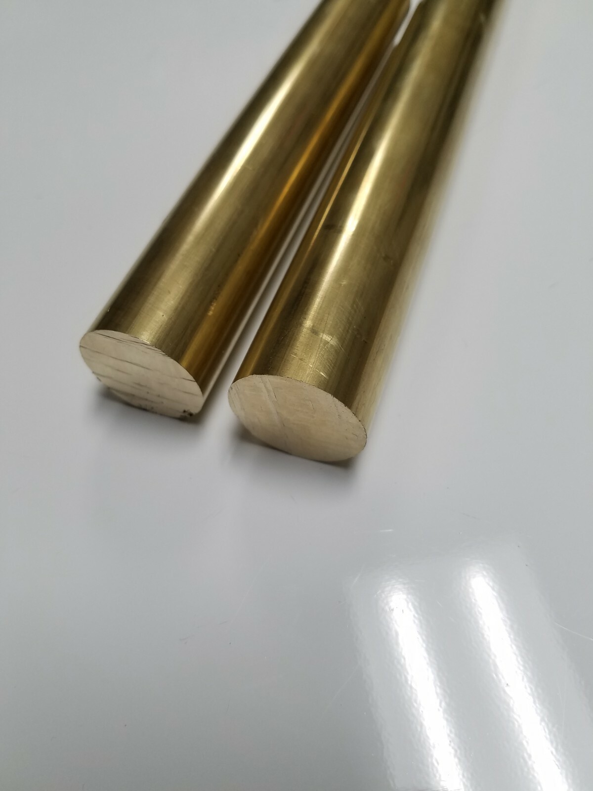 2 PCS OF 1″ BRASS X 5 INCHES LONG ROD DROPS 360 1/2 hard 1″ DIA X 5 «
