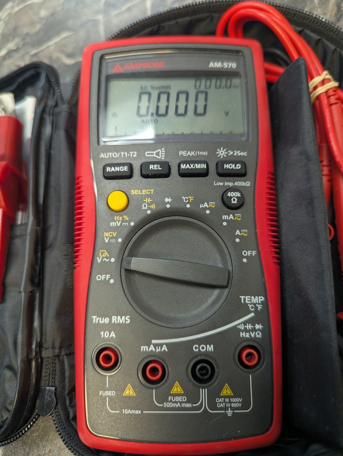 Amprobe AM-570 True RMS Industrial Digital Multimeter Tested Kit