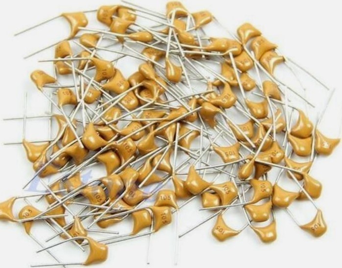 (50pcs) .1uF 100nF 104 50V Multilayer Mono Monolithic Ceramic Capacitors ~ USA