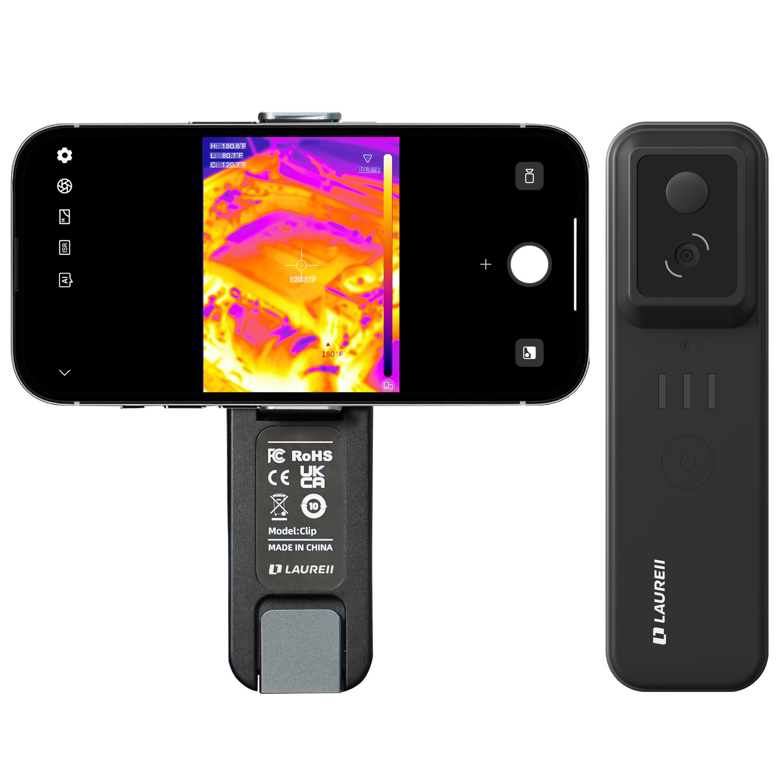 LAUREII Infrared Thermal Imager Camera TISR 512*384 Wireless for iOS &Android
