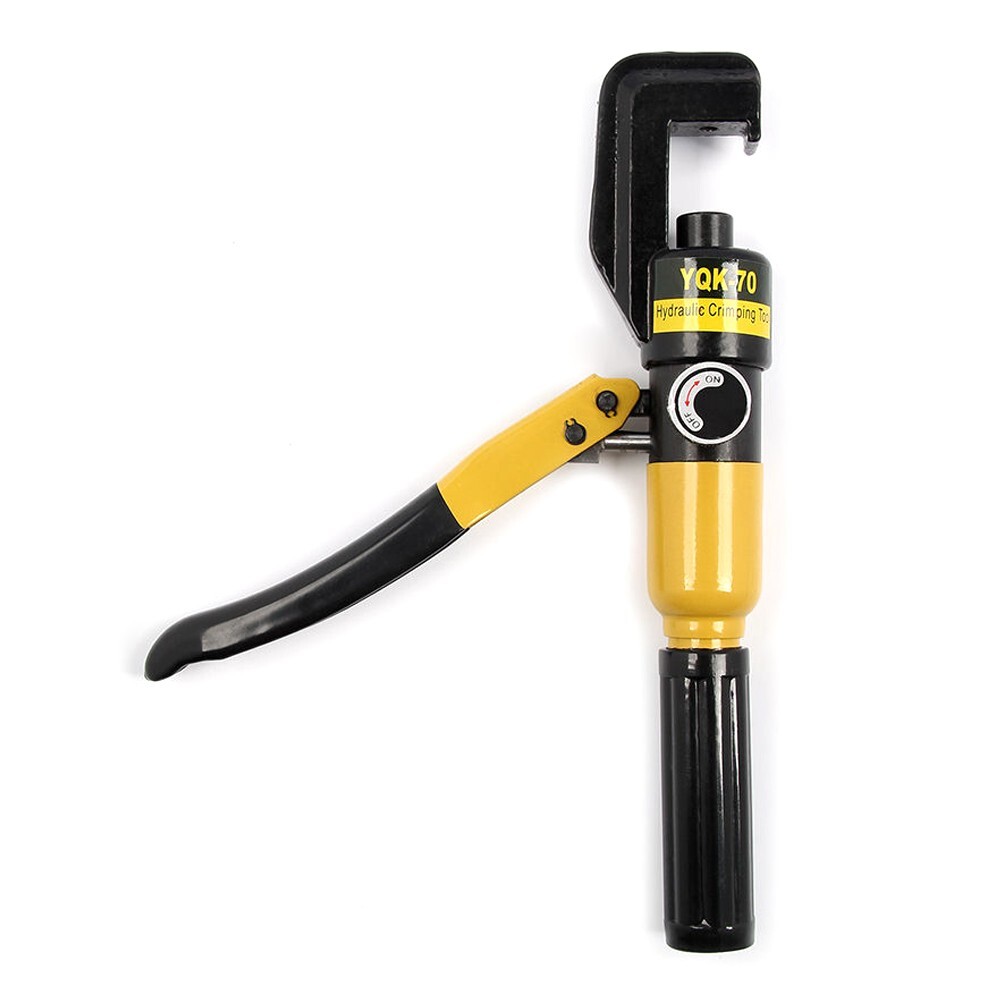 10 Ton Hydraulic Crimper with 8 Dies & Storage Case – Crimping Tool for Wire Lug