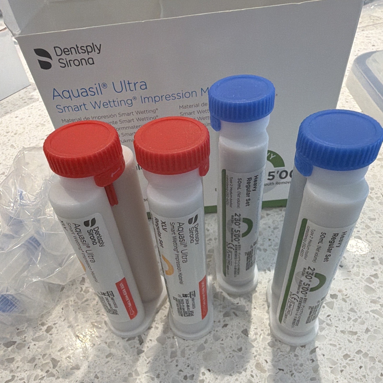 Dentsply Sirona Aquasil Ultra Heavy and Regular Set Impression Material 678775