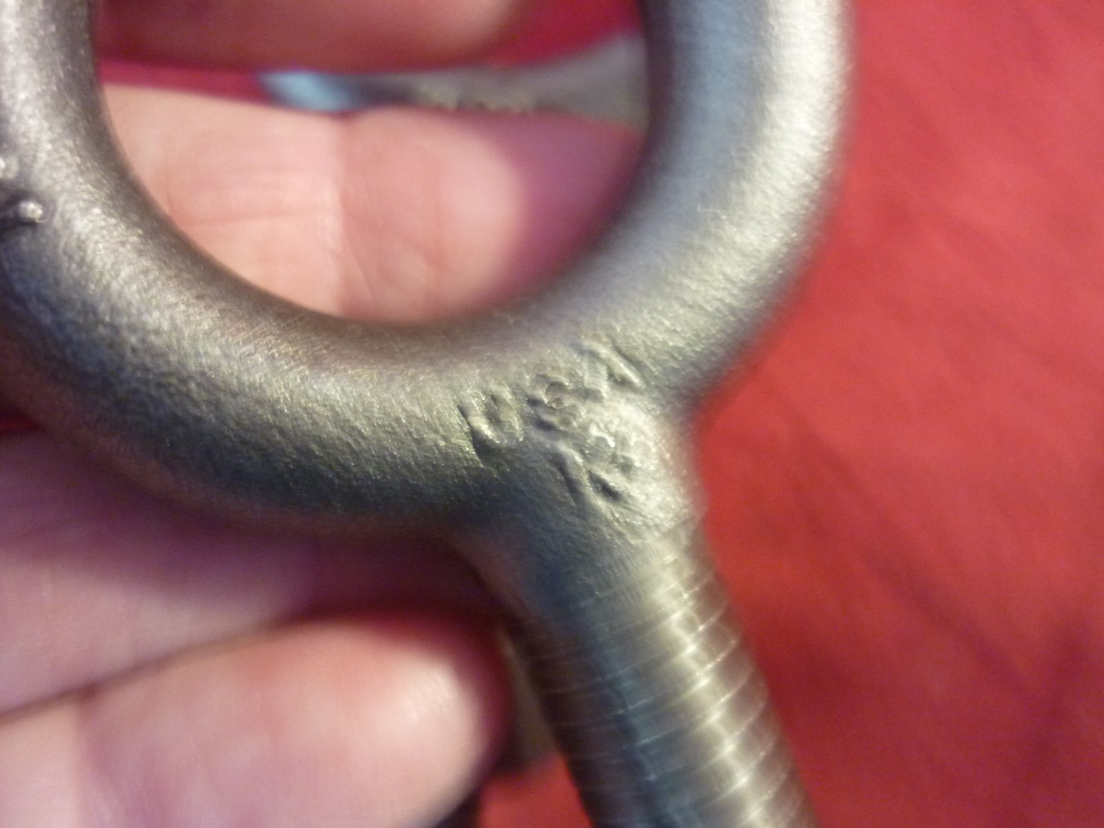 6 PIECES 1/2″ X 13 LIFTING EYE BOLTS WITH NUTS MADE IN USA