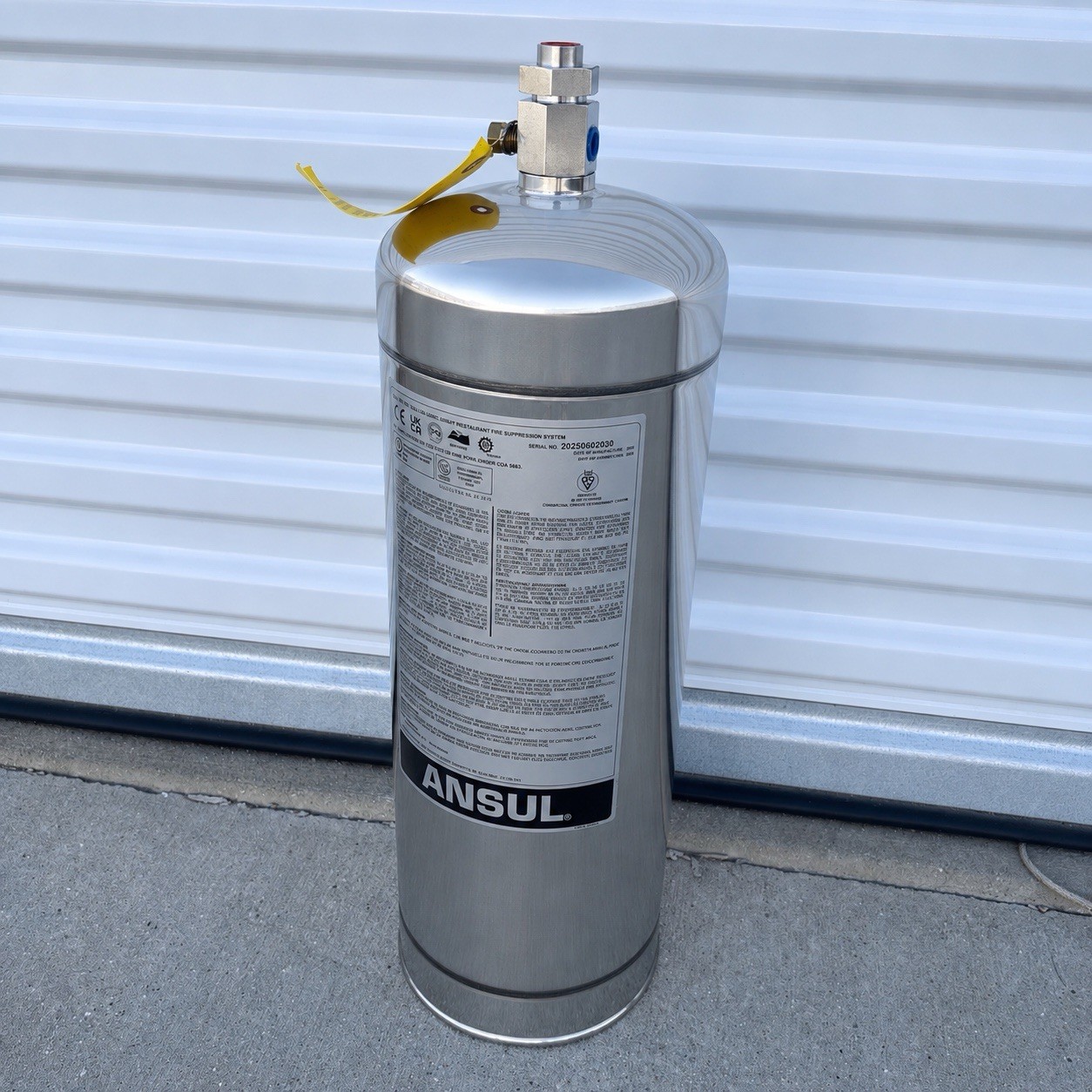 2025 3 Gallon Stainless Steel Tank Assembly for Ansul R-102 – (429862) New