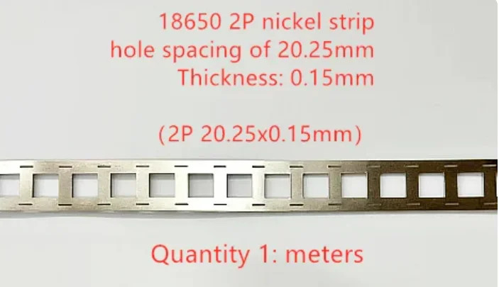1M 0.15×20.25mm Nickel Strip for 18650 Battery Pack Spot Welding Belt