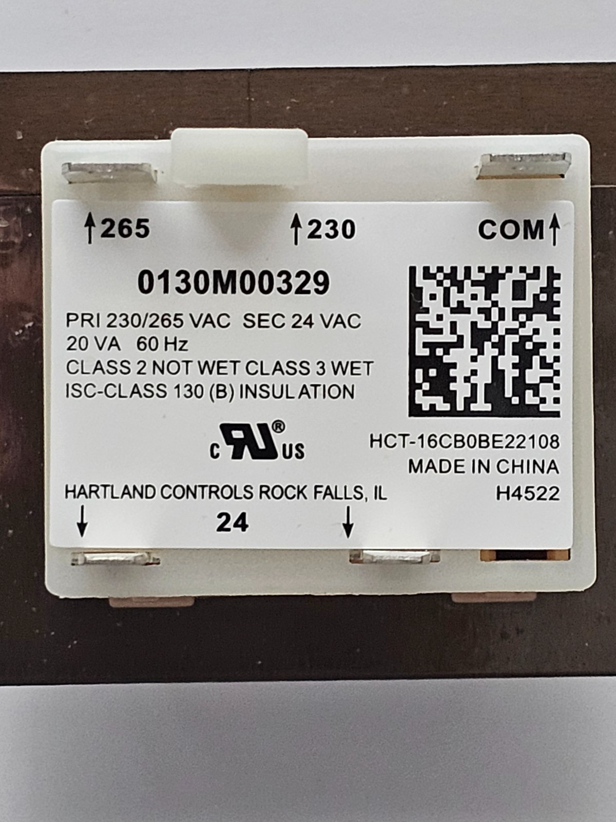 0130M00329 Amana PTAC Transformer – Goodman -OEM – NEW – SHIPS SAME DAY!