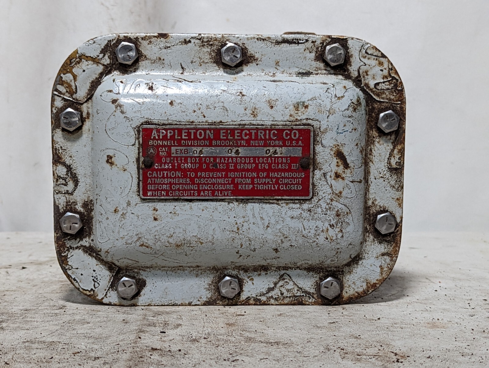 Appleton Electric EXB-060404 outlet box for hazardous locations, class I group D