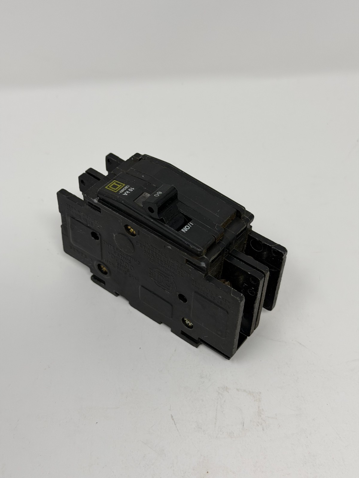Square D QO260 60A 2 Pole Circuit Breaker 120/240V 10kA Used Tested
