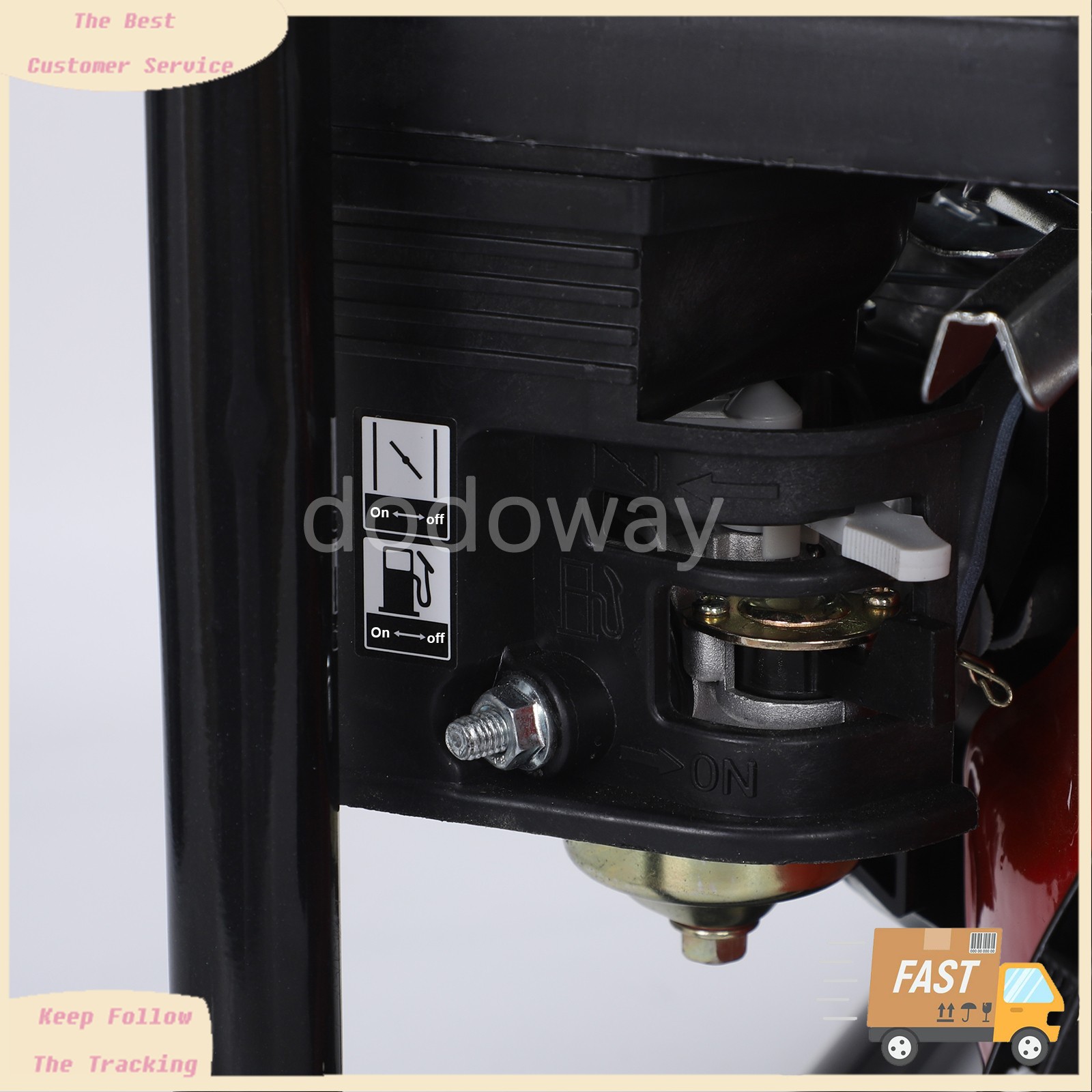 2 Inch Gas Powered Water Pump 6.5HP 4-Stroke Cast Iron Semi Trash Drainage Tool