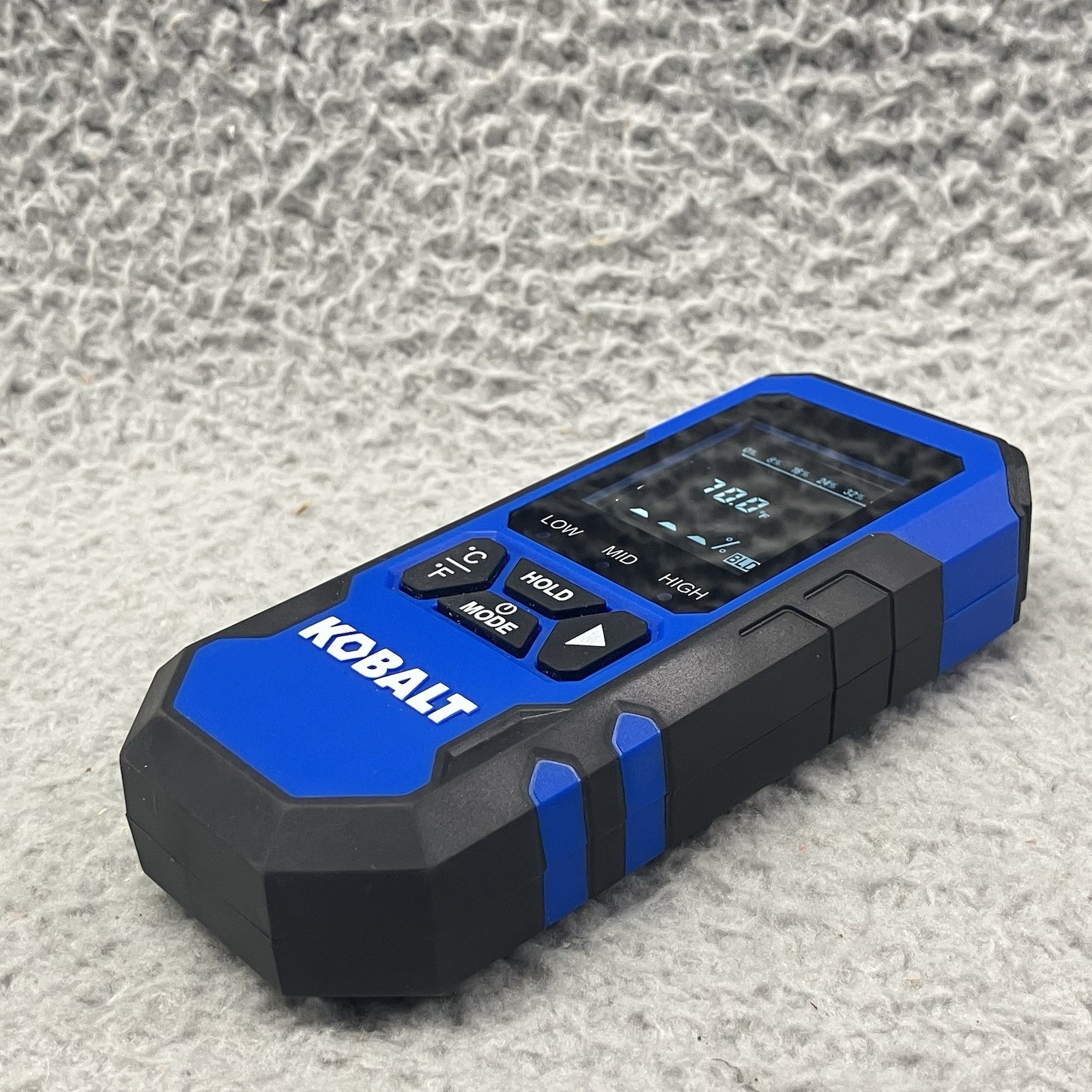 Kobalt Pin Type Digital Moisture Meter Moisture & Temperature Indicator Display