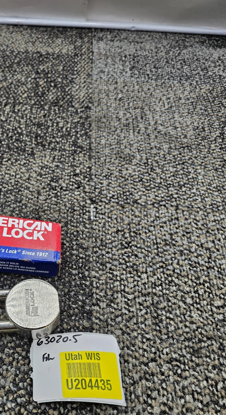 American Lock AH10KA Heavy Duty Solid Steel Chrome Plated Padlock