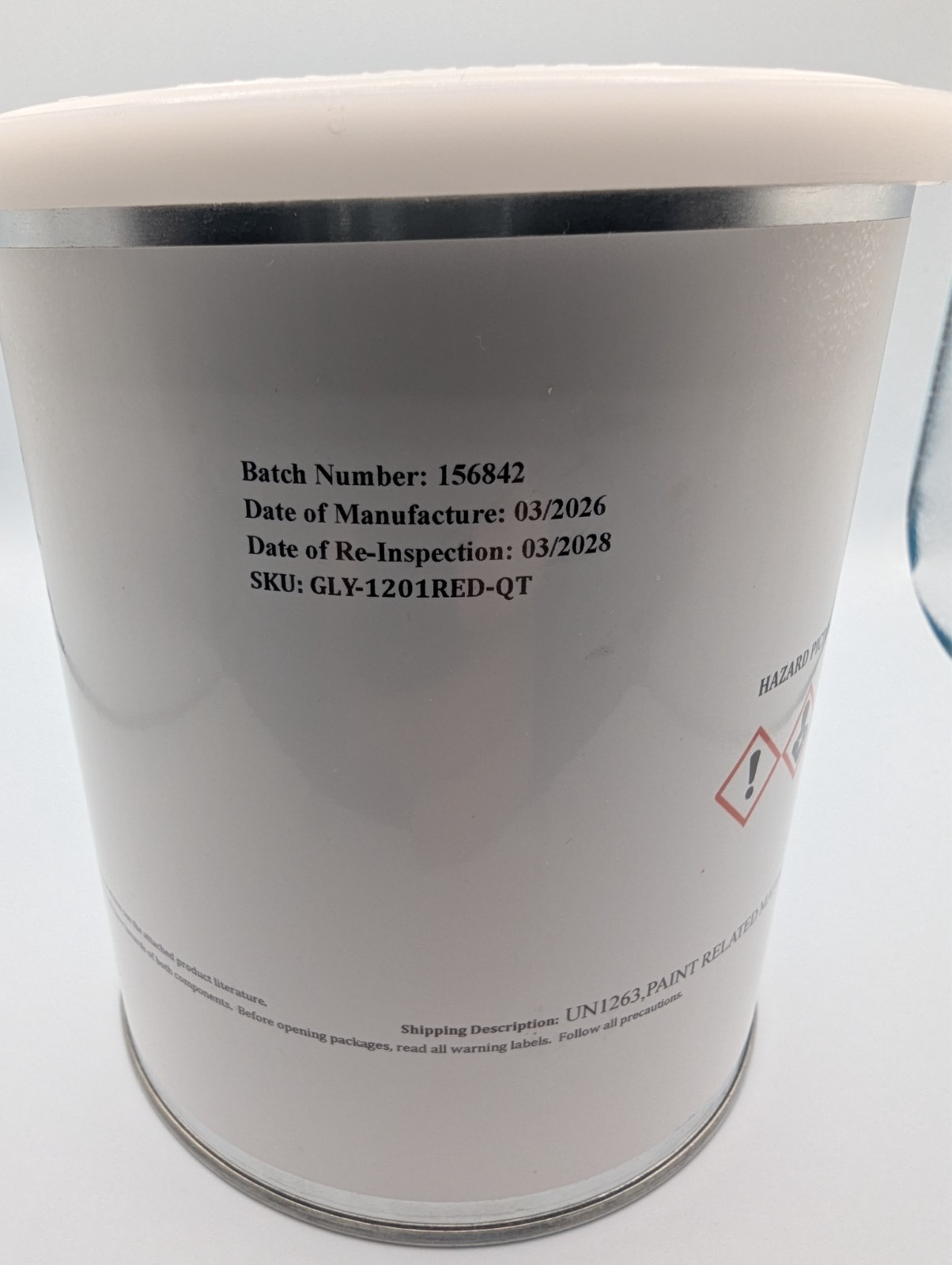 NEW Glyptal 1201 Red Insulating Enamel. 1 Quart Can. EXP 03/2028