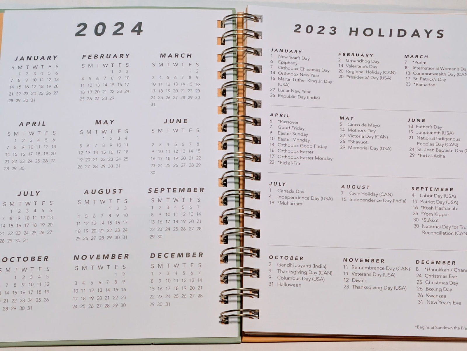 Be Rooted Academic Planner 2023-2024 Week & Monthly 8.5″ x 11″