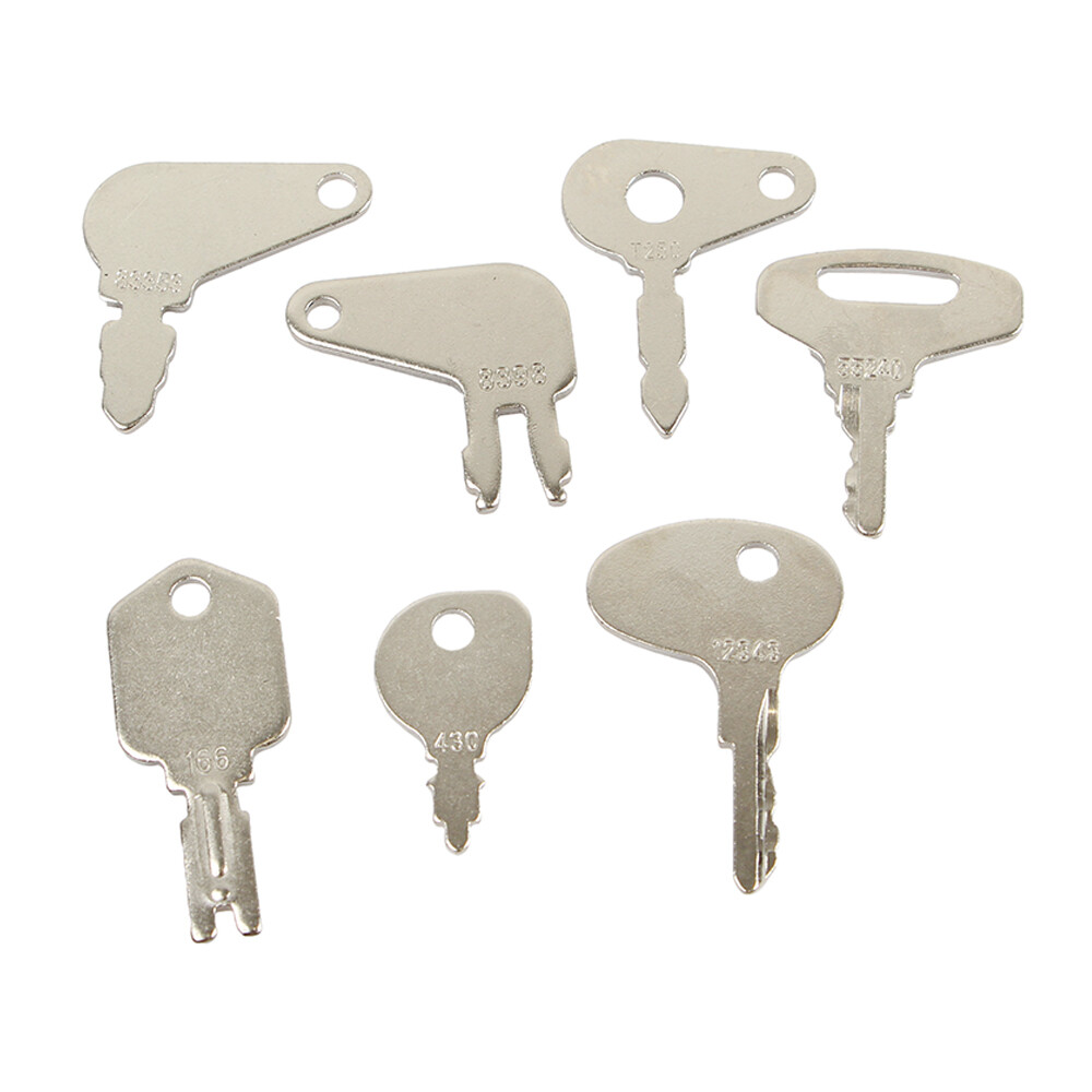 21 Keys Set For Case CAT Komatsu Bobcat Heavy Equipment Construction