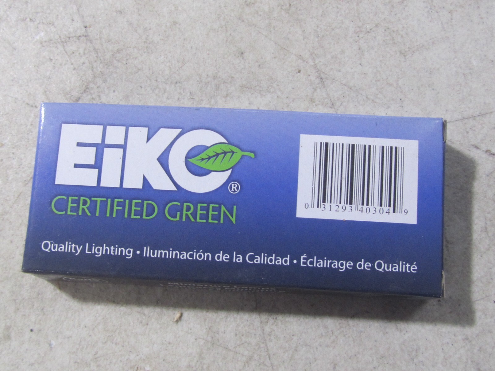 Box of 10 Eiko 161 Miniature Lamps 14 Volt 0.19 Amps Miniature Wedge Base