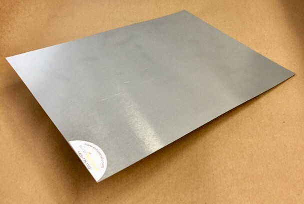 Zinc Sheet Sample 020-027″ X 8 inches X 11 inches by Rotometals