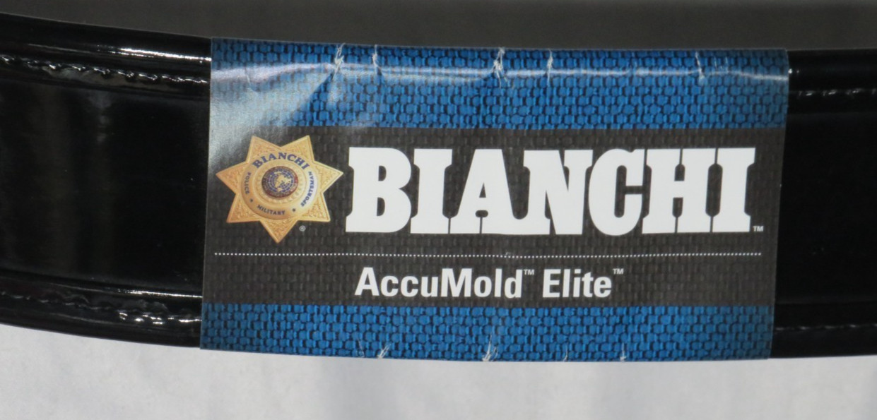 BIANCHI SAM BROWNE 7960 ACCUMOLD 26 HIGH GLOSS BLACK CHROME 2 1/4″ DUTY BELT NEW