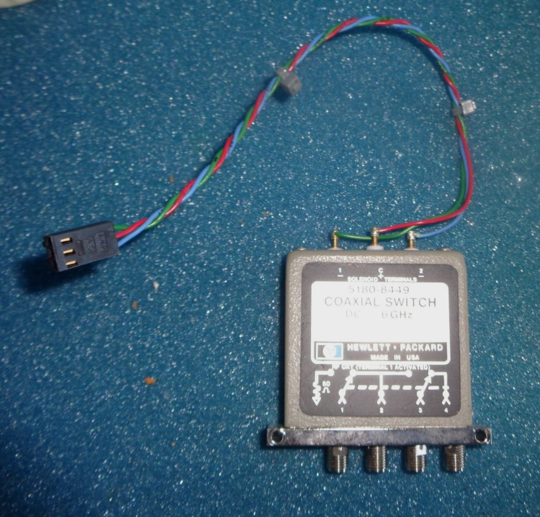 Agilent Hewlett Packard HP 5180-8449 DC-6GHz 4 Port COAXIAL SWITCH