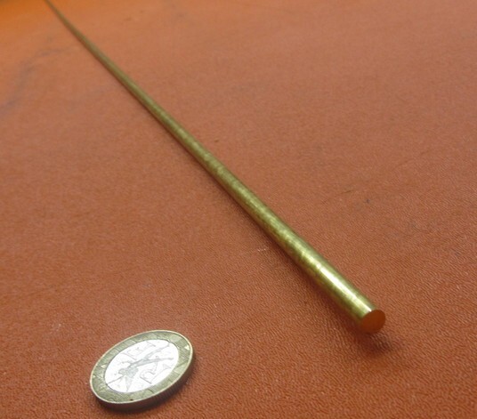 360 Brass Rod 7/32″ (.219″) Diameter x 24.0″ Length, 3 Pcs, 6 Ft