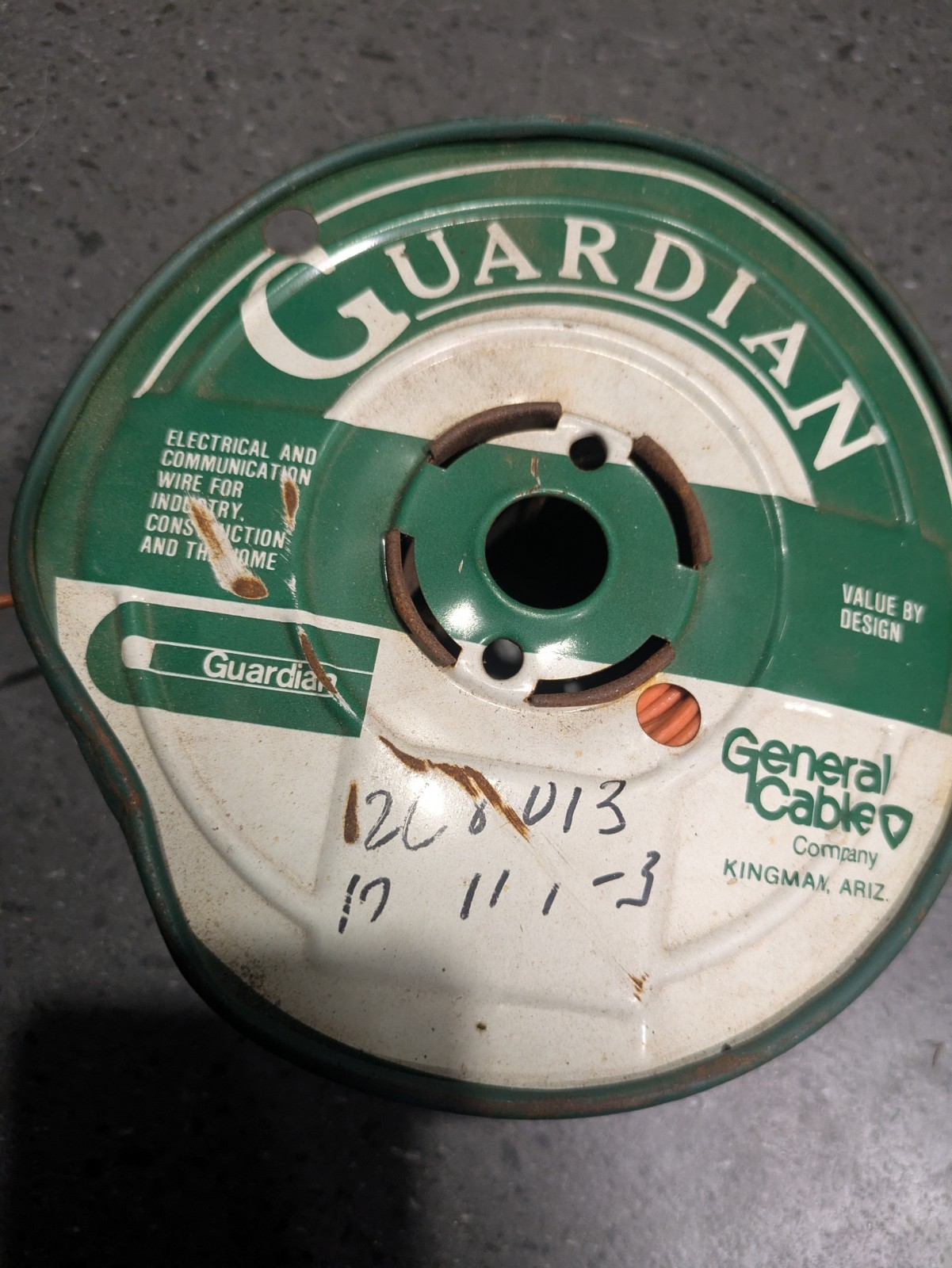 General Cable Guardian 16 AWG MTW AWM Orange Wire 600V Oil/Gas Resistant ~1.5lbs