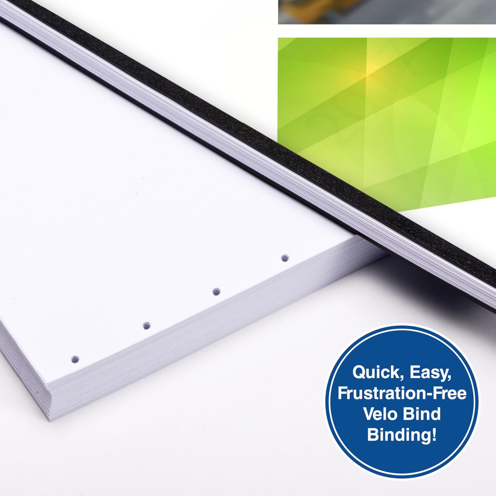 PrintWorks Professional Pre-Punched 11 Hole Velo Bind Paper for 11 Pin & 4 Pin B