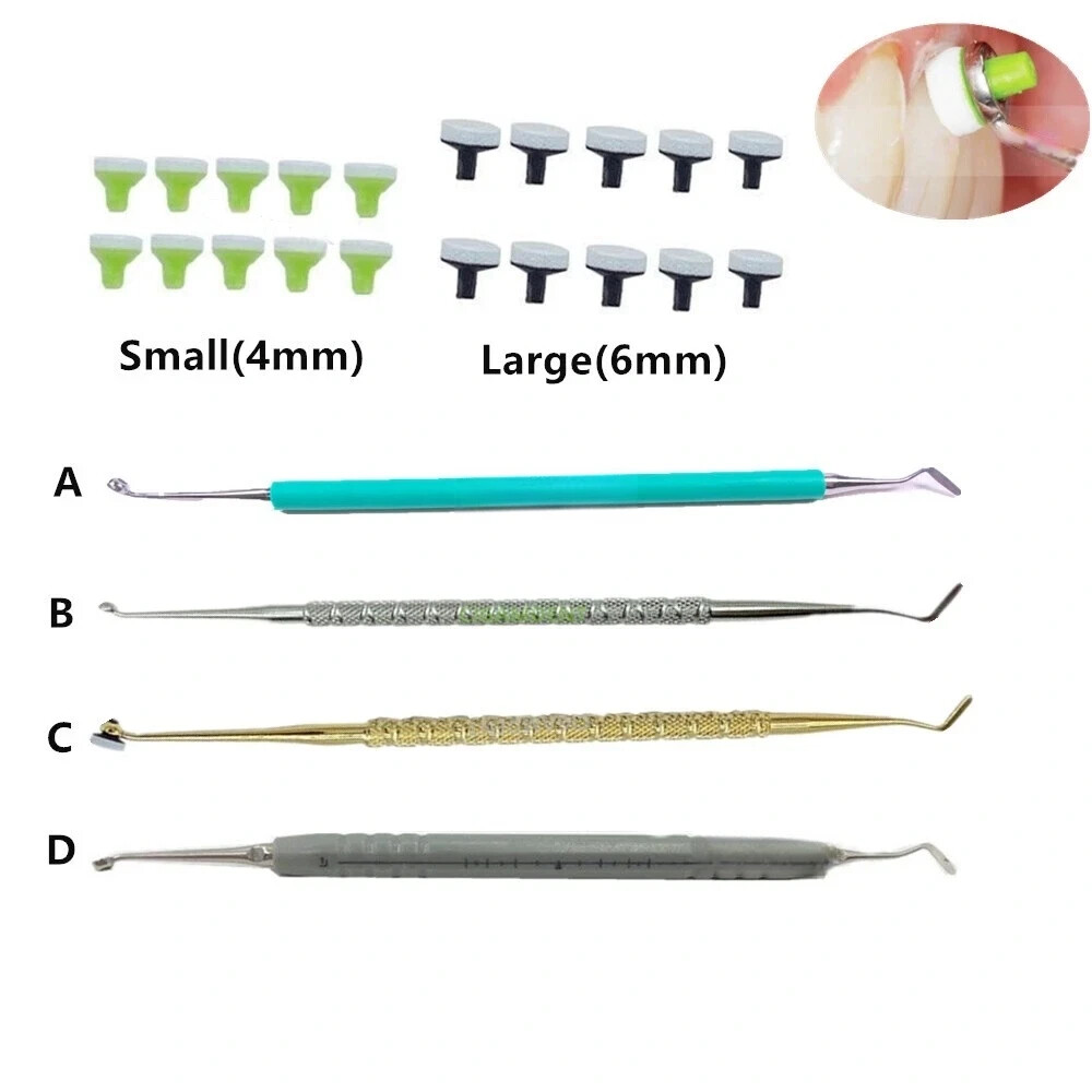 Dental Foam Pads Composite Resin Filling Spatula Handle OptraSculpt Kit Veneer