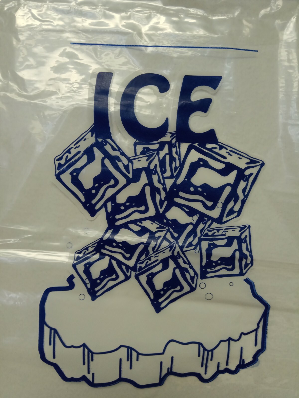 20 LB LBS Commercial Ice Bags Bag w/ Drawstring 5/10/25/35/50/100/…300/400/500