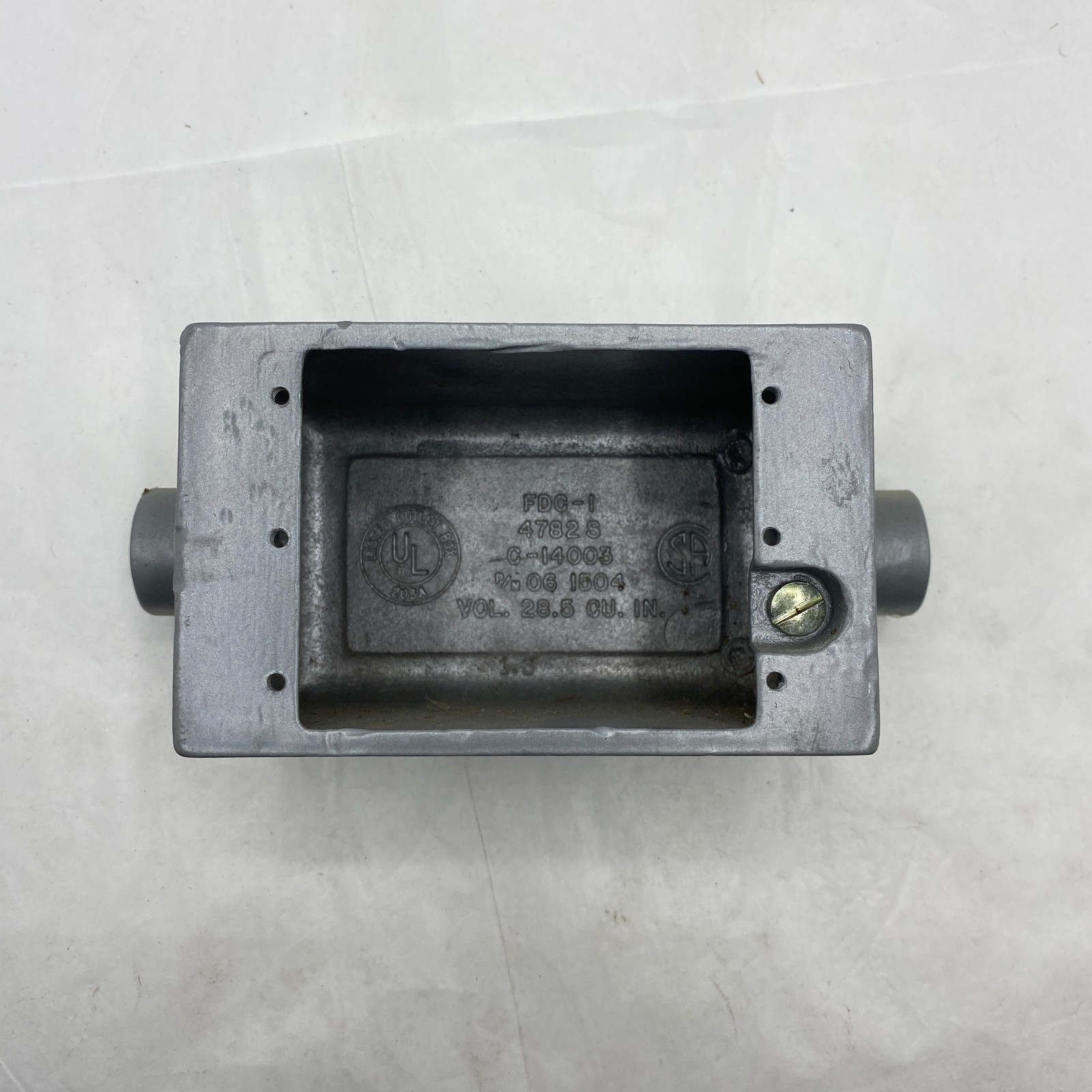 KILLARK FDC-1 ELECTROLET OUTLET BOX CONDUIT 4782S, C-14003, P/N 061504 FDC1
