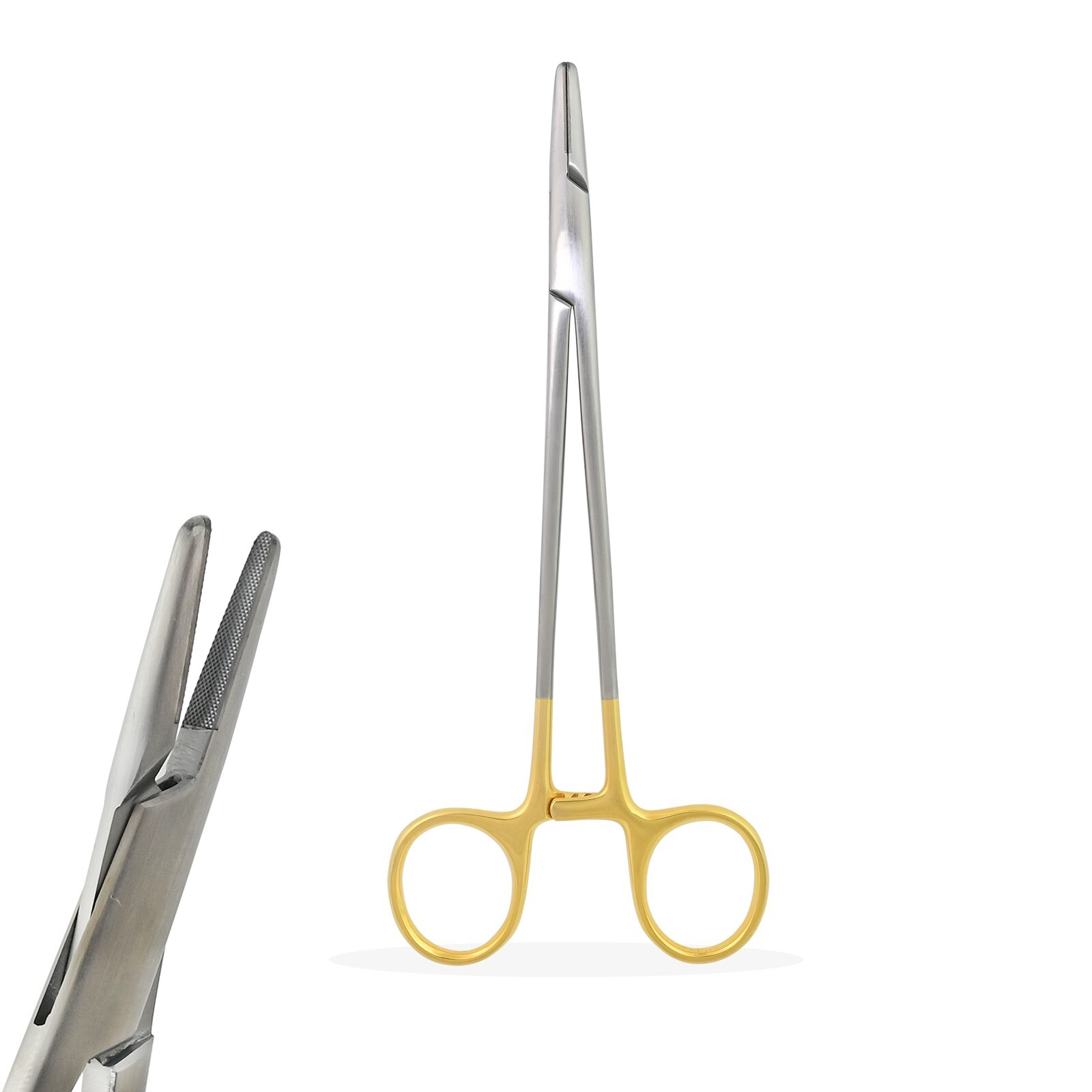 PRECISE CANADA TC Mayo Hegar Needle Holder 6″ Serrated Dental Surgical