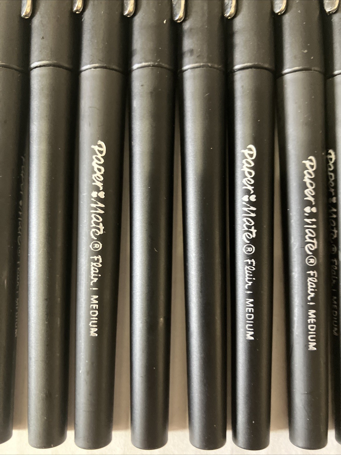 Paper Mate Flair Felt Tip Pens, Medium Point (0.7mm), Black, 12 Count