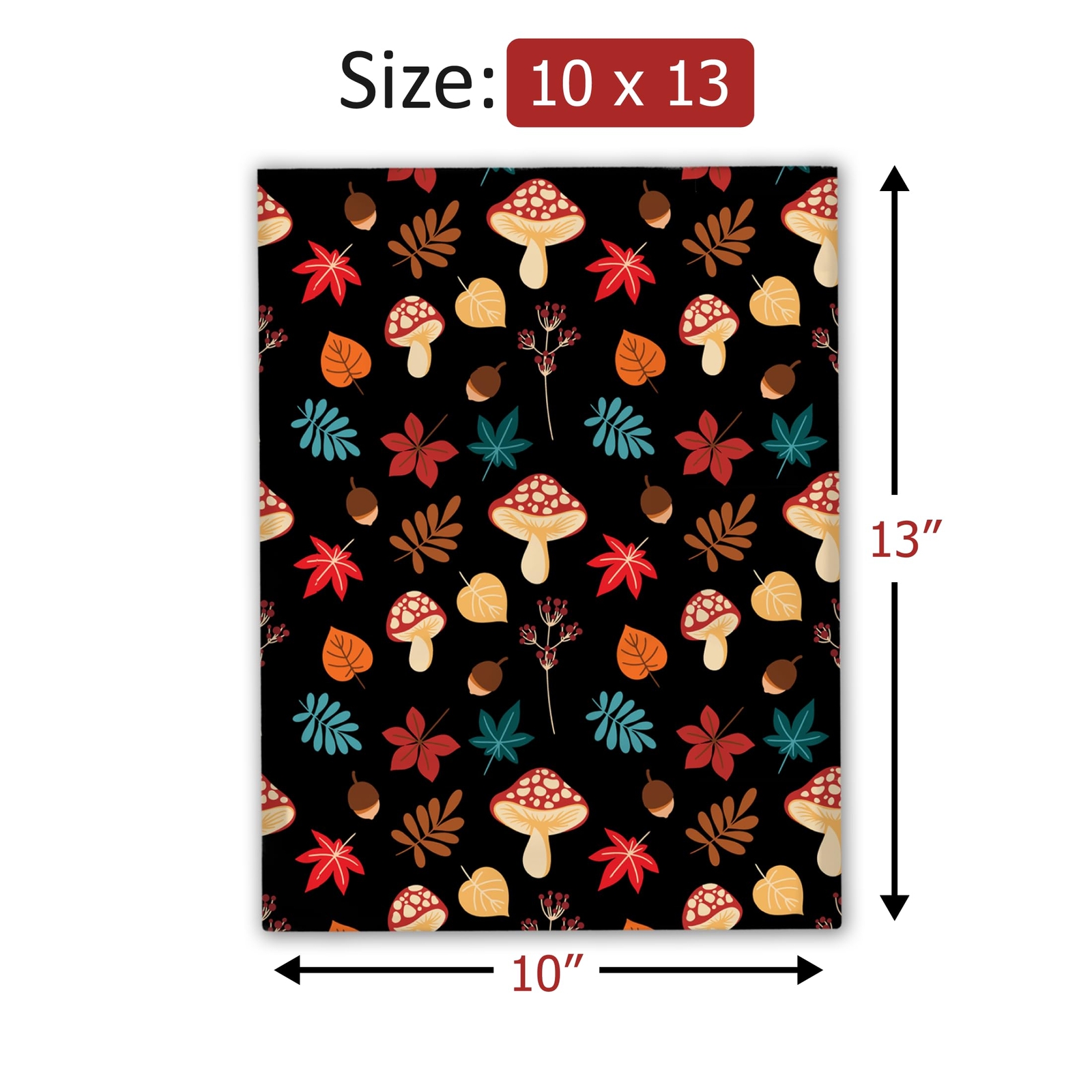 10×13 100 Fall Medley Designer Poly Mailers Shipping Envelopes Premium Printe…