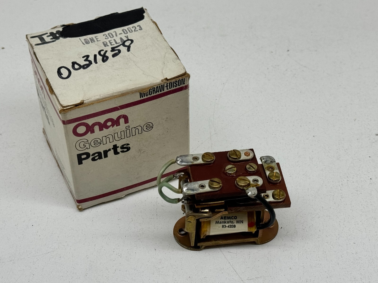 Original OEM Onan Part 307-0623 Ignition/Start Disconnect Relay for JB JC