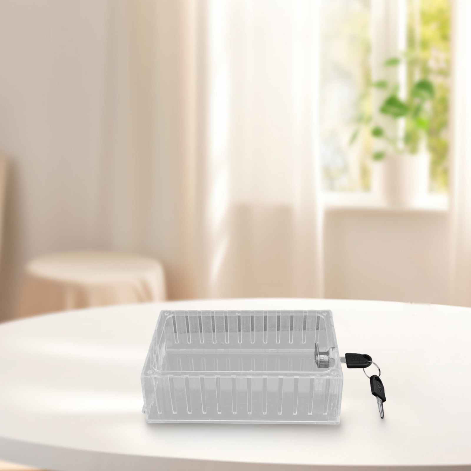 Air Conditioner Cover Thermostat Lock Box Easy Installation Child-Proof Security