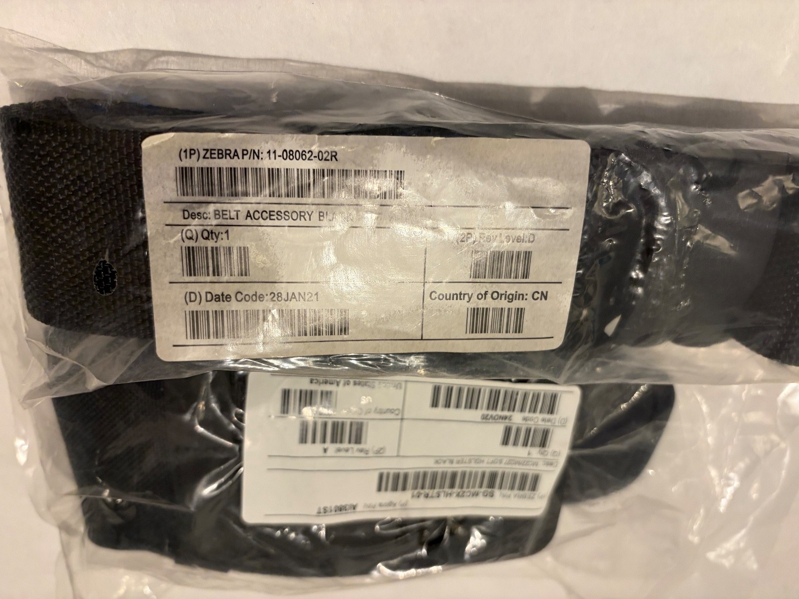 Zebra MC2200 MC2700 Holster and Belt Accessory Bundle New OEM