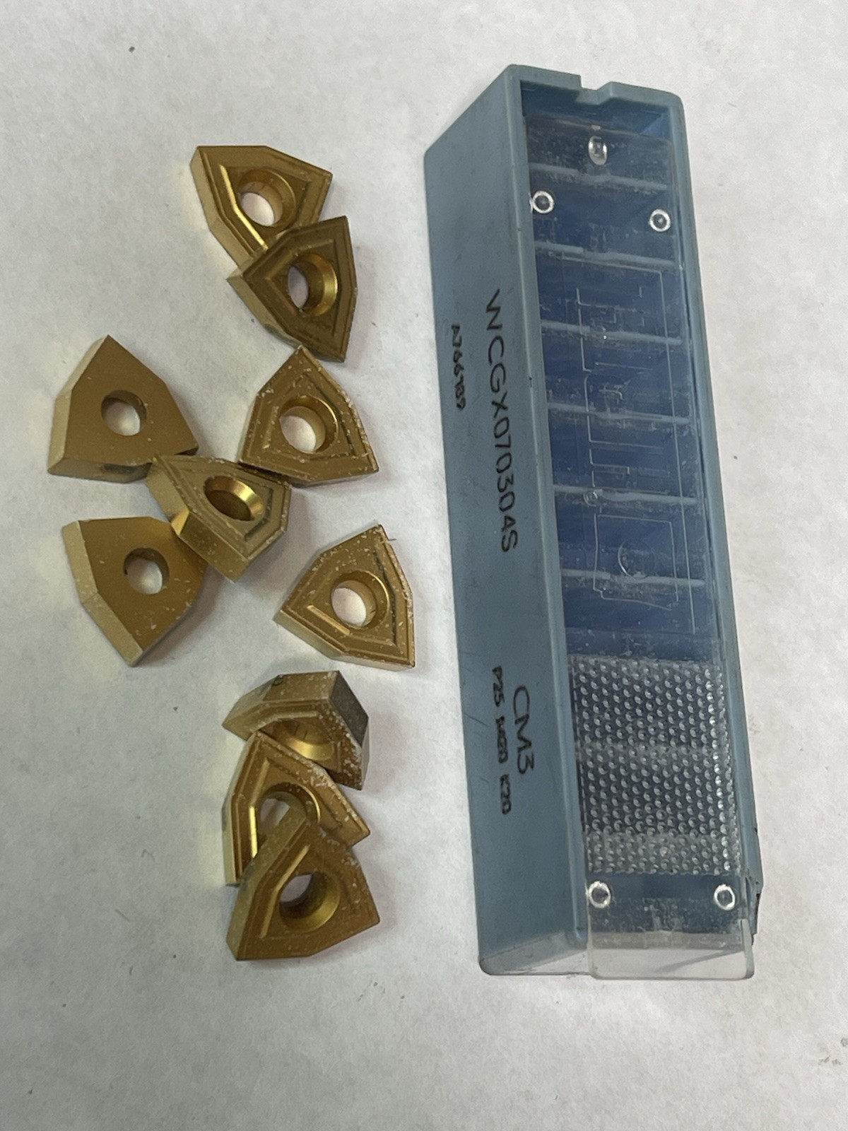 HERTEL/Ingersoll/Kennametal Carbide Inserts WCGX070304S CM3 Qty. 10 (26JL9)