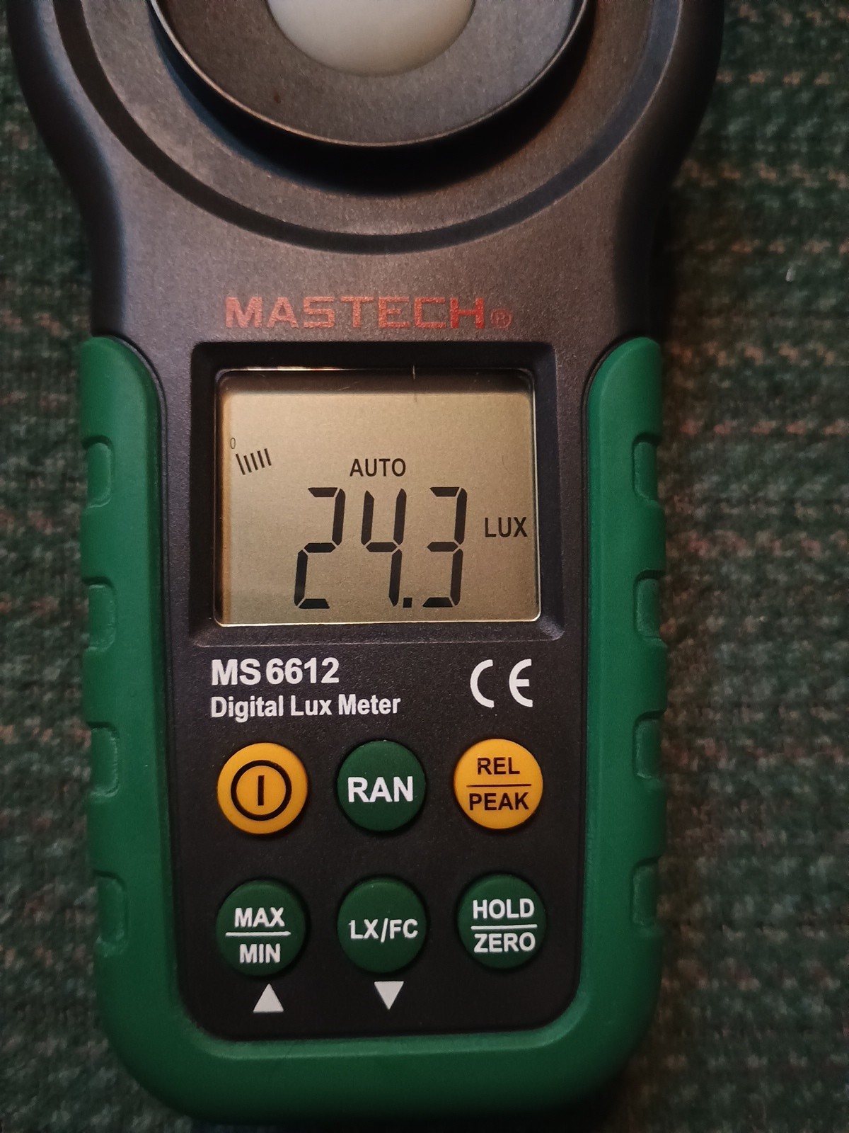 Mastech MS6612 Digital Lux / FC Meter Multi-functional Light Meter & Case